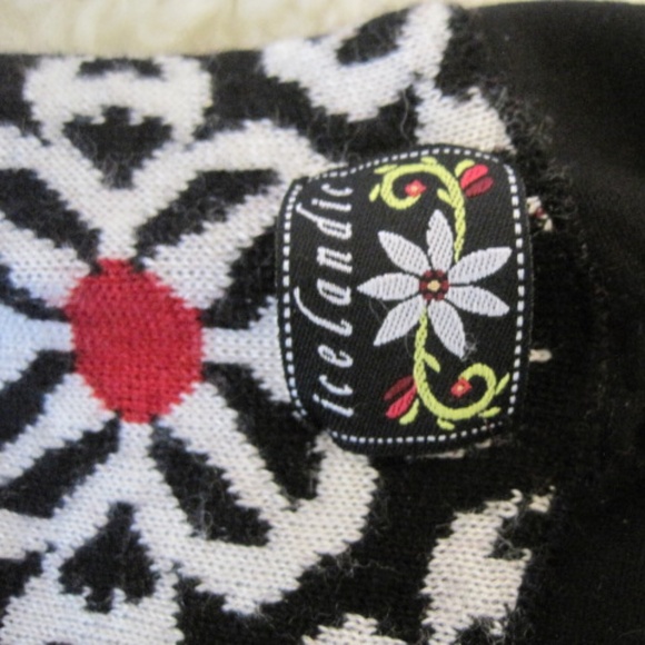 Icelandic Design Wool Blend Knit Cardigan - Picture 7 of 9